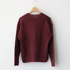 MALER ALPACA KNIT CARDIGAN #WINE [A232222TK583]