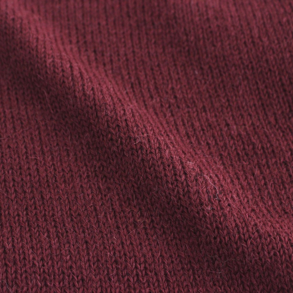 MALER ALPACA KNIT CARDIGAN #WINE [A232222TK583]