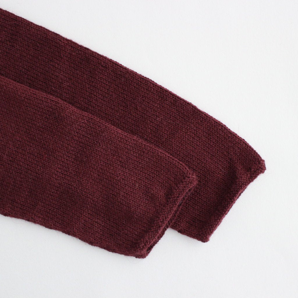 MALER ALPACA KNIT CARDIGAN #WINE [A232222TK583]