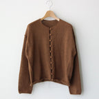 MALER ALPACA KNIT CARDIGAN #BR [A232222TK583]