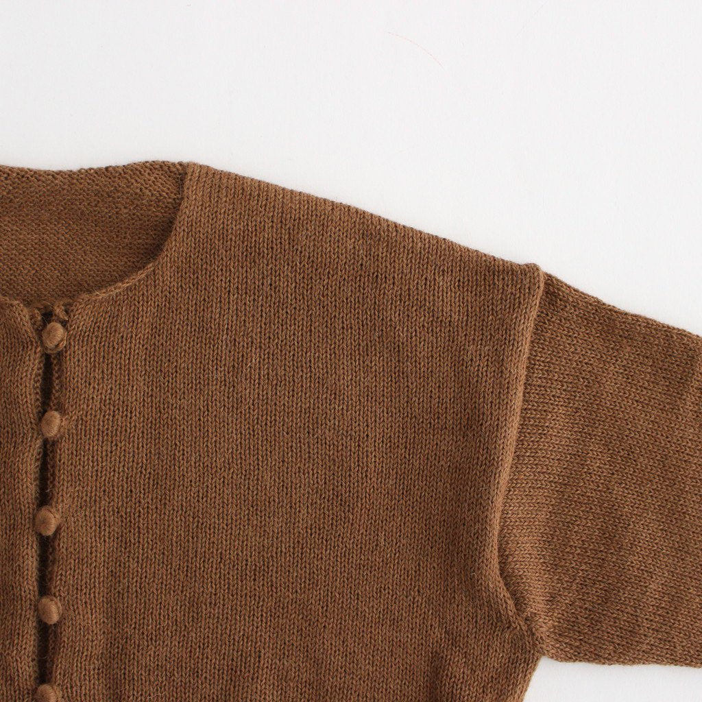 MALER ALPACA KNIT CARDIGAN #BR [A232222TK583]