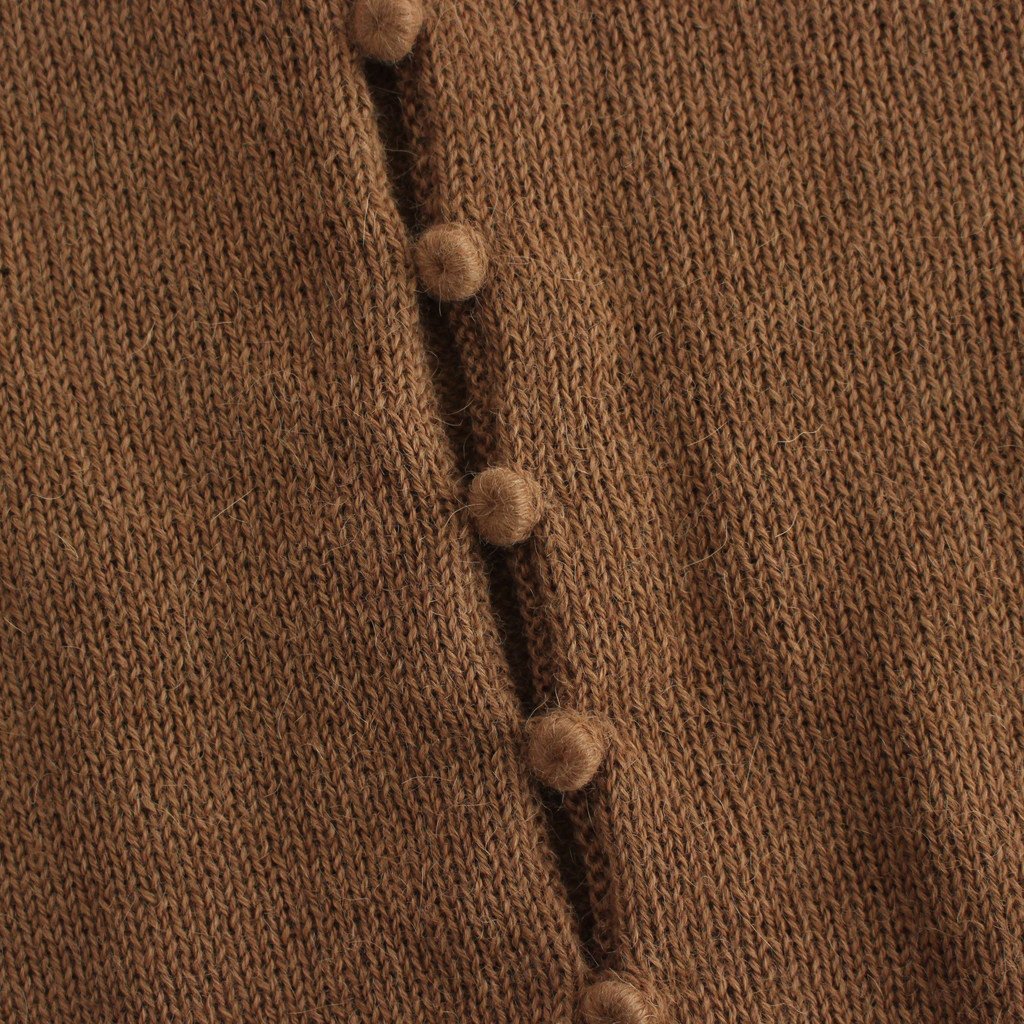 MALER ALPACA KNIT CARDIGAN #BR [A232222TK583]