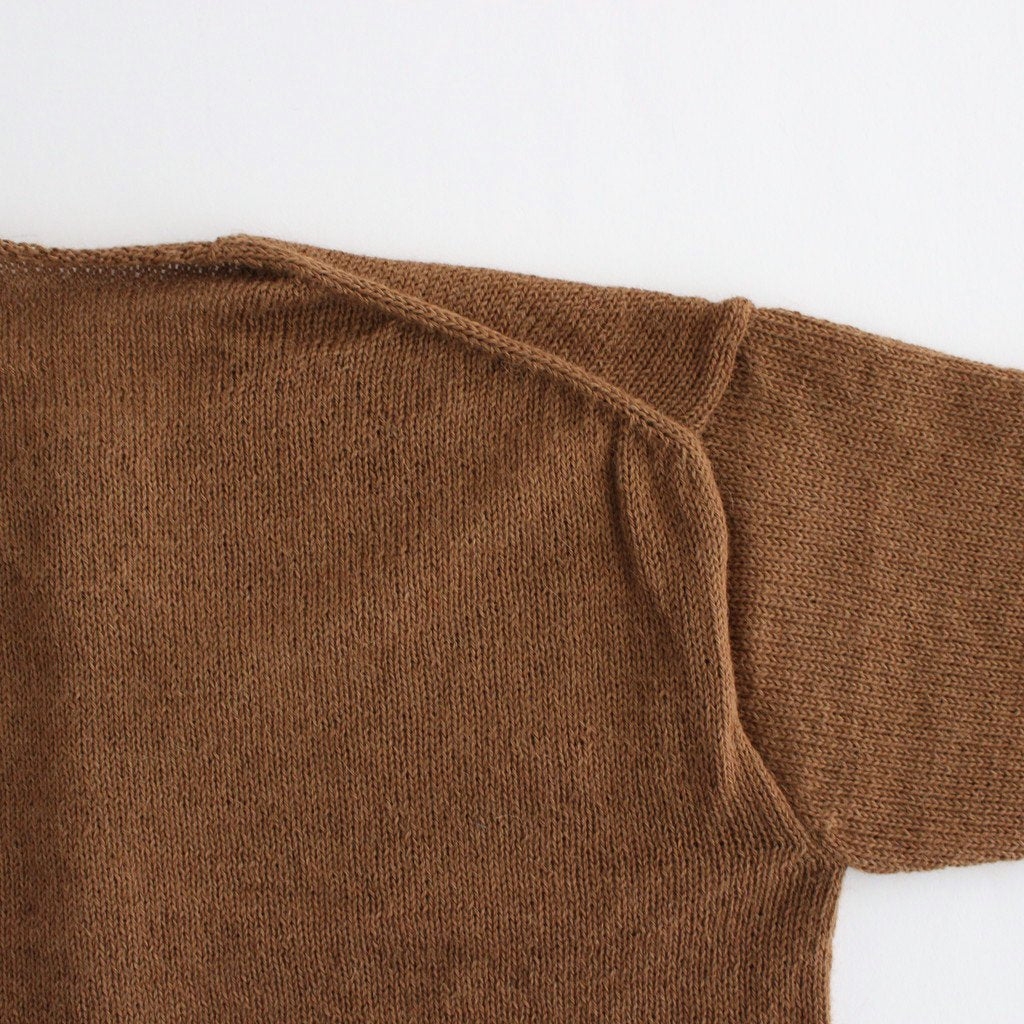 MALER ALPACA KNIT CARDIGAN #BR [A232222TK583]