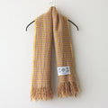 CHECK BLANKET #BEIGE × YELLOW [NO.5891]