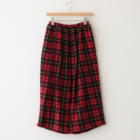 WOOL TARTAN CHECK GUM PANTS #WALLACE [NO.5903]