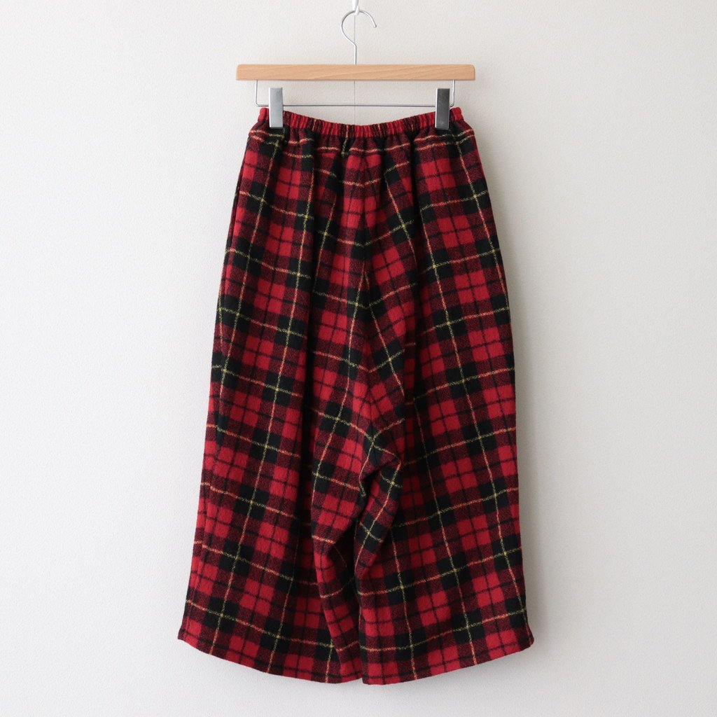 WOOL TARTAN CHECK GUM PANTS #WALLACE [NO.5903]