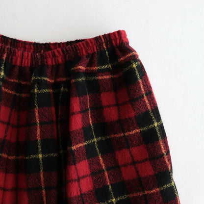 WOOL TARTAN CHECK GUM PANTS #WALLACE [NO.5903]