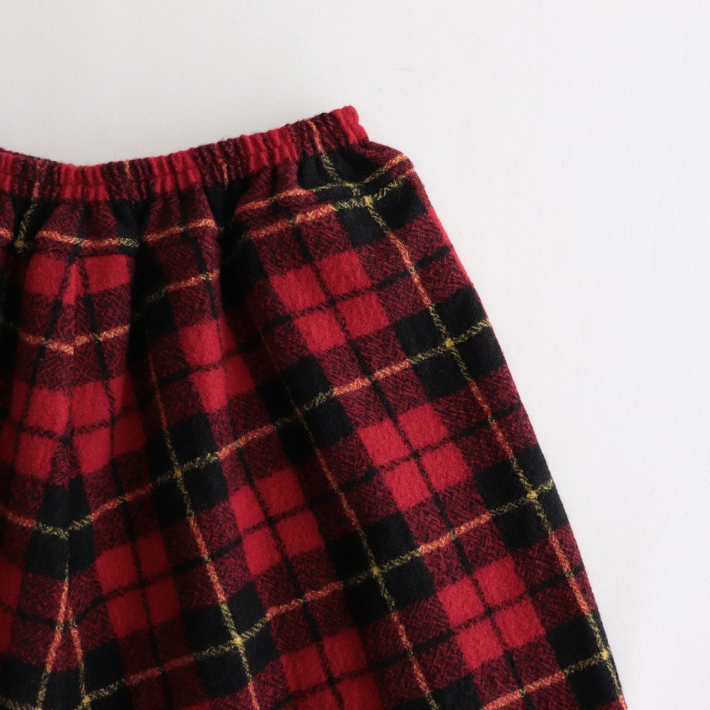 WOOL TARTAN CHECK GUM PANTS #WALLACE [NO.5903]