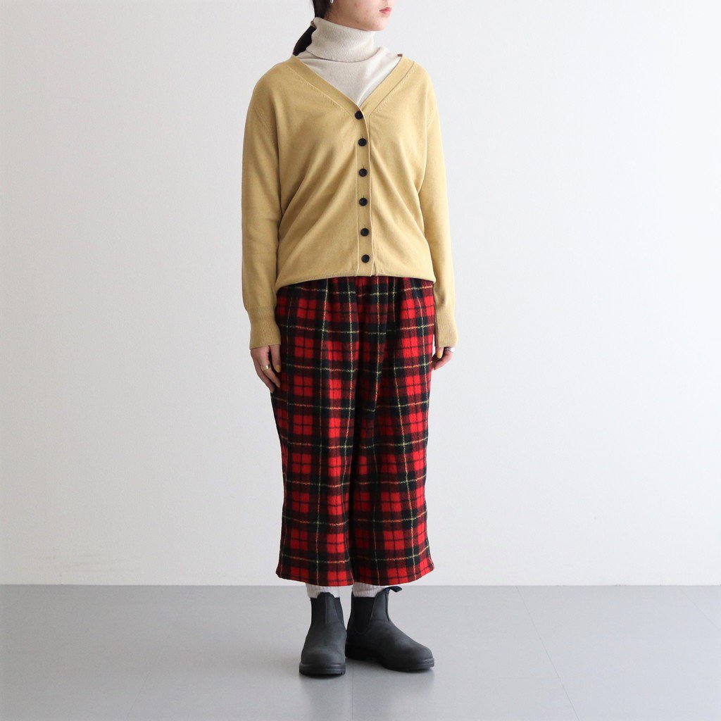 WOOL TARTAN CHECK GUM PANTS #WALLACE [NO.5903] _ OLDMAN'S TAILOR