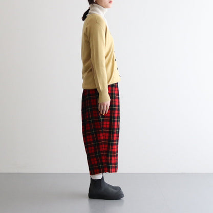 WOOL TARTAN CHECK GUM PANTS #WALLACE [NO.5903]