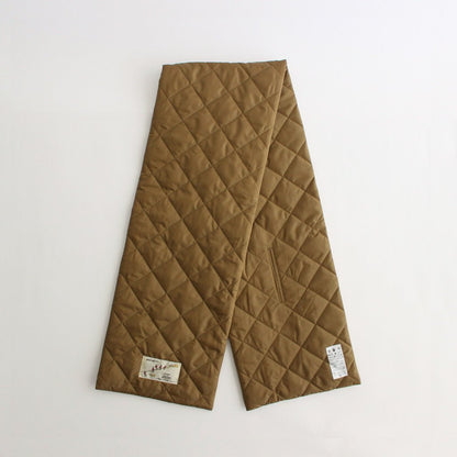 L.T QUILTING MUFFLER #BROWN [NO.5844]