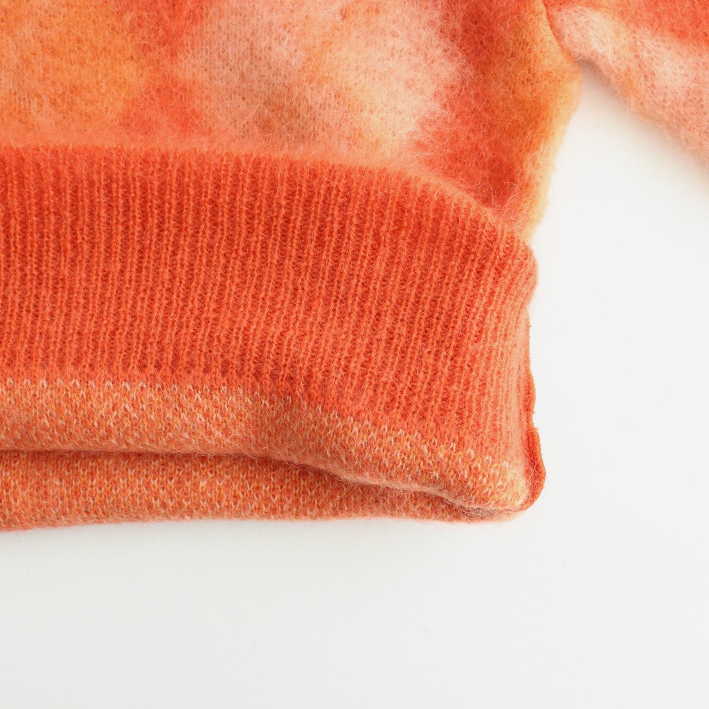 MOHAIR ARGYLE PULLOVER #ORANGE [NO.5888]