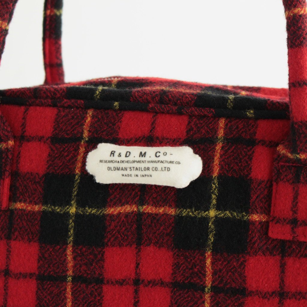 WOOL.TC BOSTON BAG WITH BROOCH #WALLACE [NO.5910]