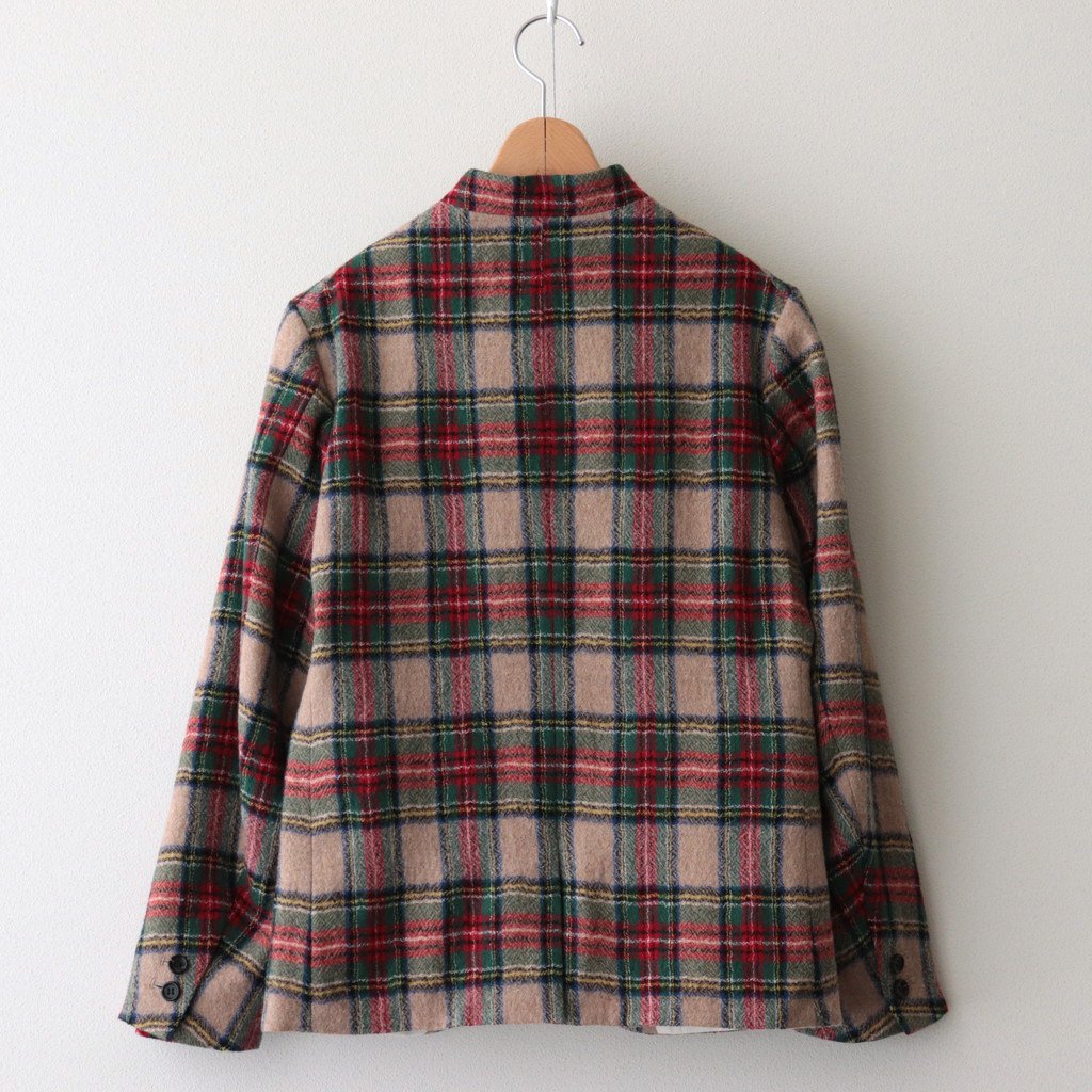 WOOL.T.C STAND COLLAR JACKET #ANTIQUE STEWART [NO.5902]