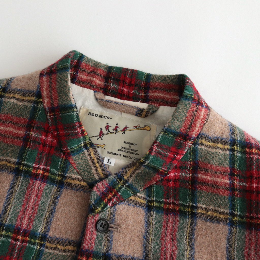WOOL.T.C STAND COLLAR JACKET #ANTIQUE STEWART [NO.5902]