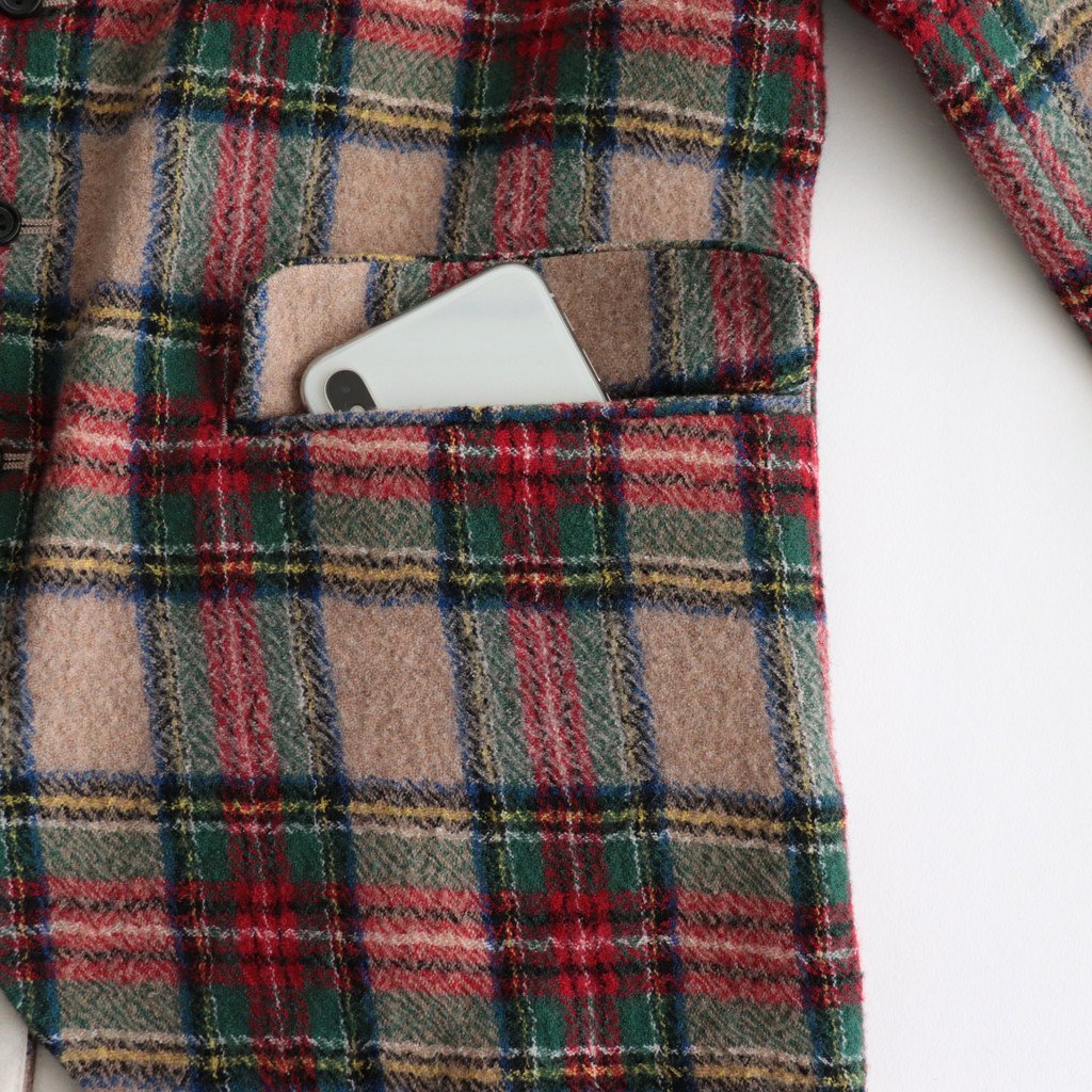 WOOL.T.C STAND COLLAR JACKET #ANTIQUE STEWART [NO.5902]