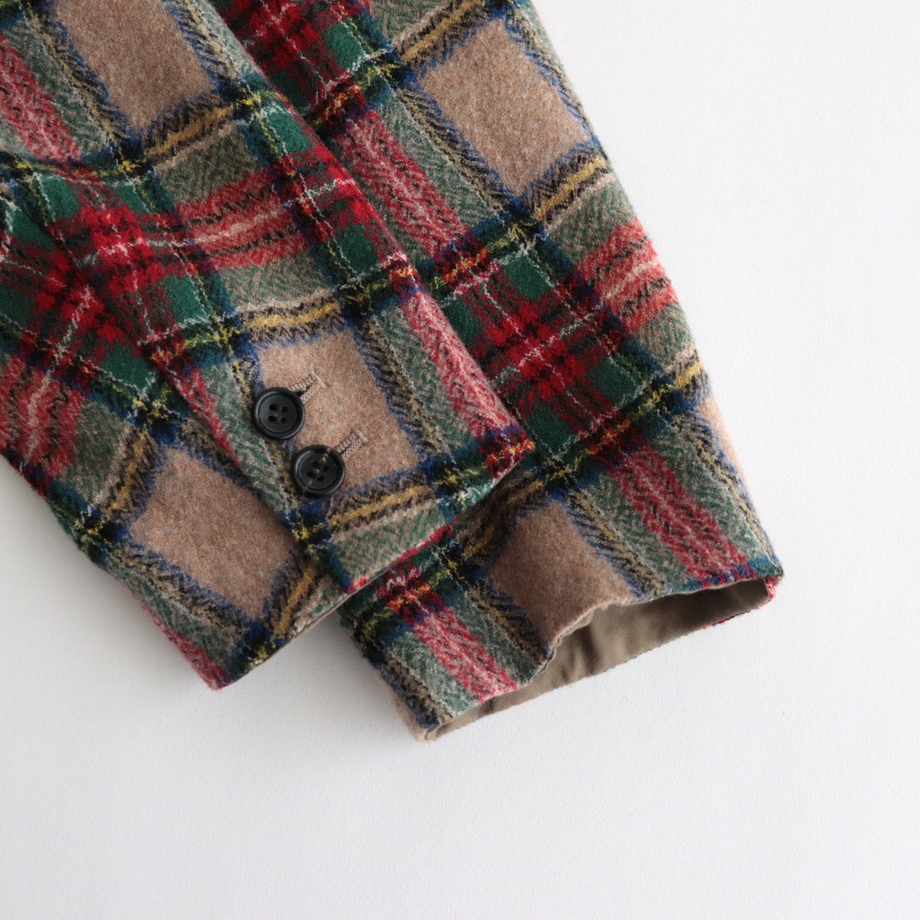 WOOL.T.C STAND COLLAR JACKET #ANTIQUE STEWART [NO.5902]