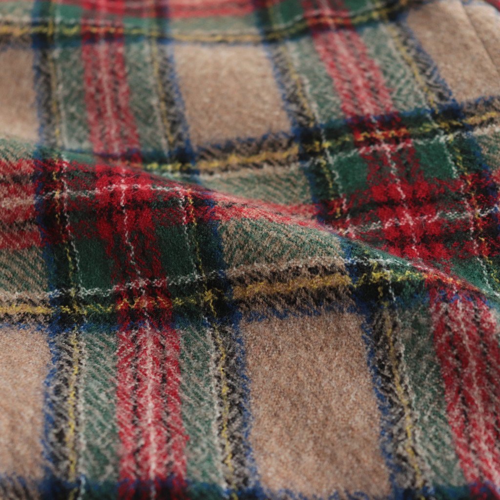WOOL.T.C STAND COLLAR JACKET #ANTIQUE STEWART [NO.5902]