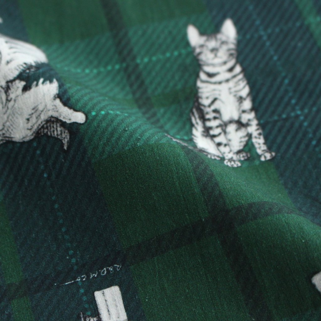 SKETCH BOOK PANEL BAG #CAT GREEN [NO.5955]