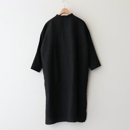 Triple Washed Linen Long Cardigan #001 Black [TS220SH082]