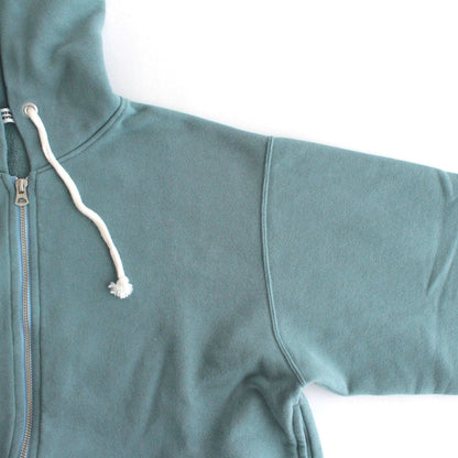 Central fleece basic hoodie #042 blue [US231CT020]