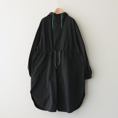 GARMENT DYE HOODIE COAT #BLACK [NO.5965]