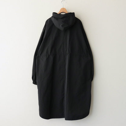 GARMENT DYE HOODIE COAT #BLACK [NO.5965]