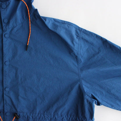 GARMENT DYE HOODIE COAT #EARTH BLUE [NO.5965]