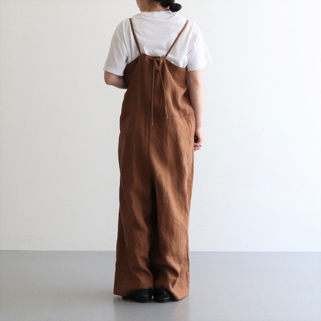 BONVOYAGE SALOPETTE #CAMEL [NO.25-0033S] _ TOWAVASE | トワヴァーズ