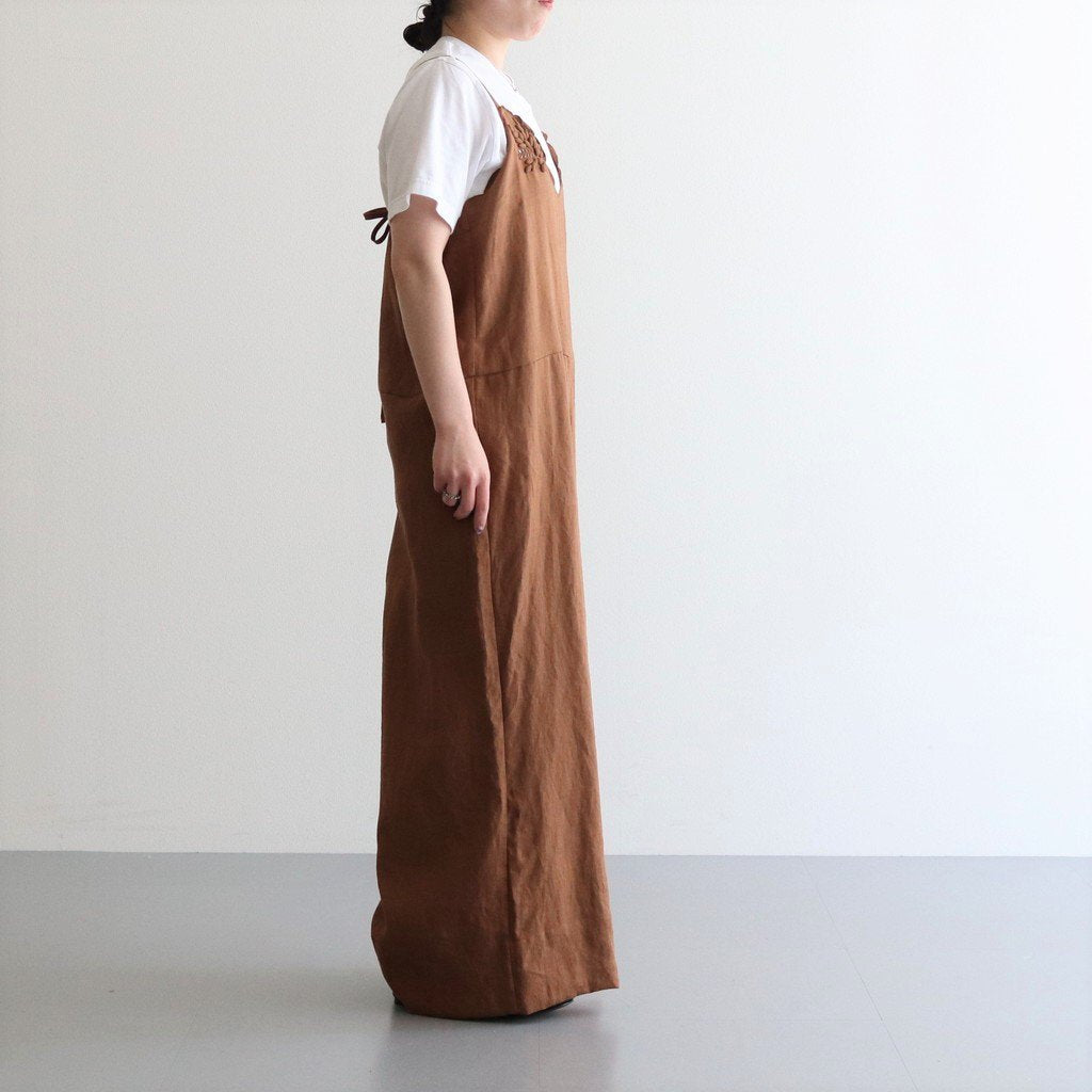 BONVOYAGE SALOPETTE #CAMEL [NO.25-0033S] _ TOWAVASE | トワヴァーズ 