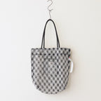 TOTE BAG L 格子 #BLACK [AL3131BG-27]