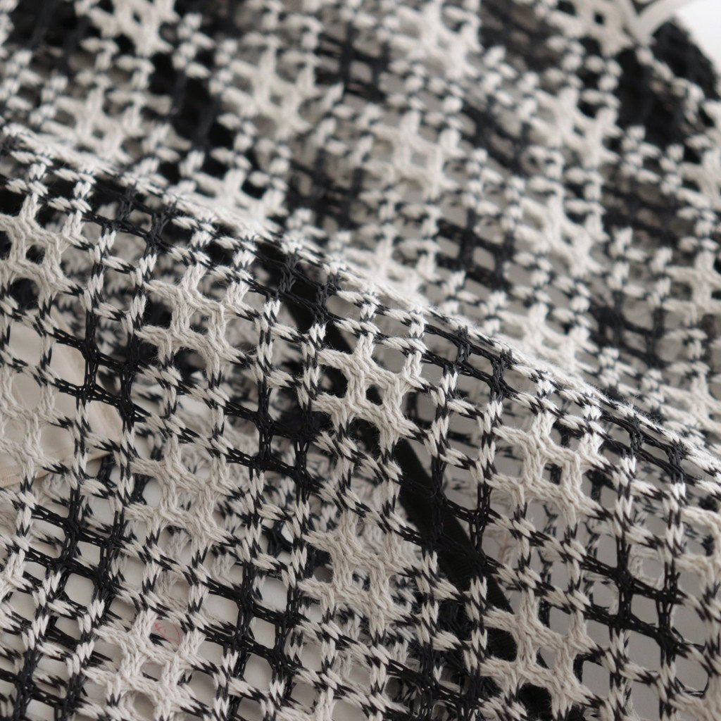 TOTE BAG L 格子 #BLACK [AL3131BG-27]