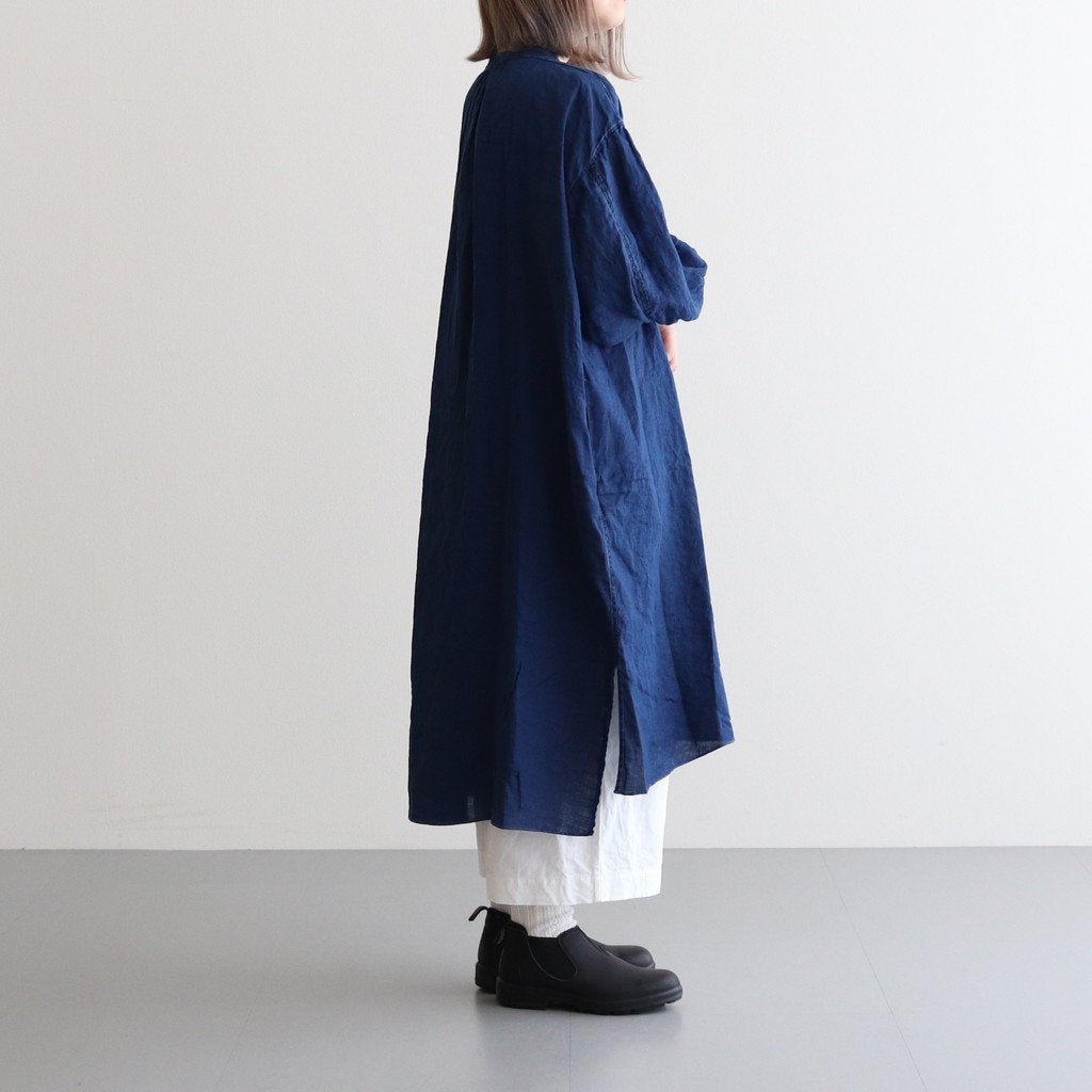 INDIGO LINEN ONEPIECE #BLUE [SP1020-2] _ SP | エシュペー – DOKODO