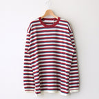 JIYUSOU BORDER T-SHIRT #RED [231803]