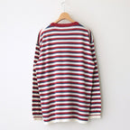 JIYUSOU BORDER T-SHIRT #RED [231803]