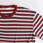 JIYUSOU BORDER T-SHIRT #RED [231803]