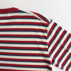JIYUSOU BORDER T-SHIRT #RED [231803]