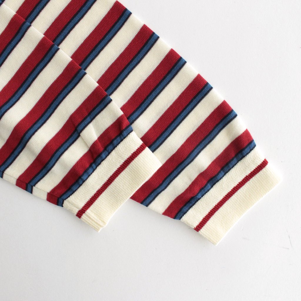 JIYUSOU BORDER T-SHIRT #RED [231803]