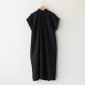 静寂の欠片 SLEEVELESS BACK OPEN DRESS #BLACK [TLF-223-OP011-LA]