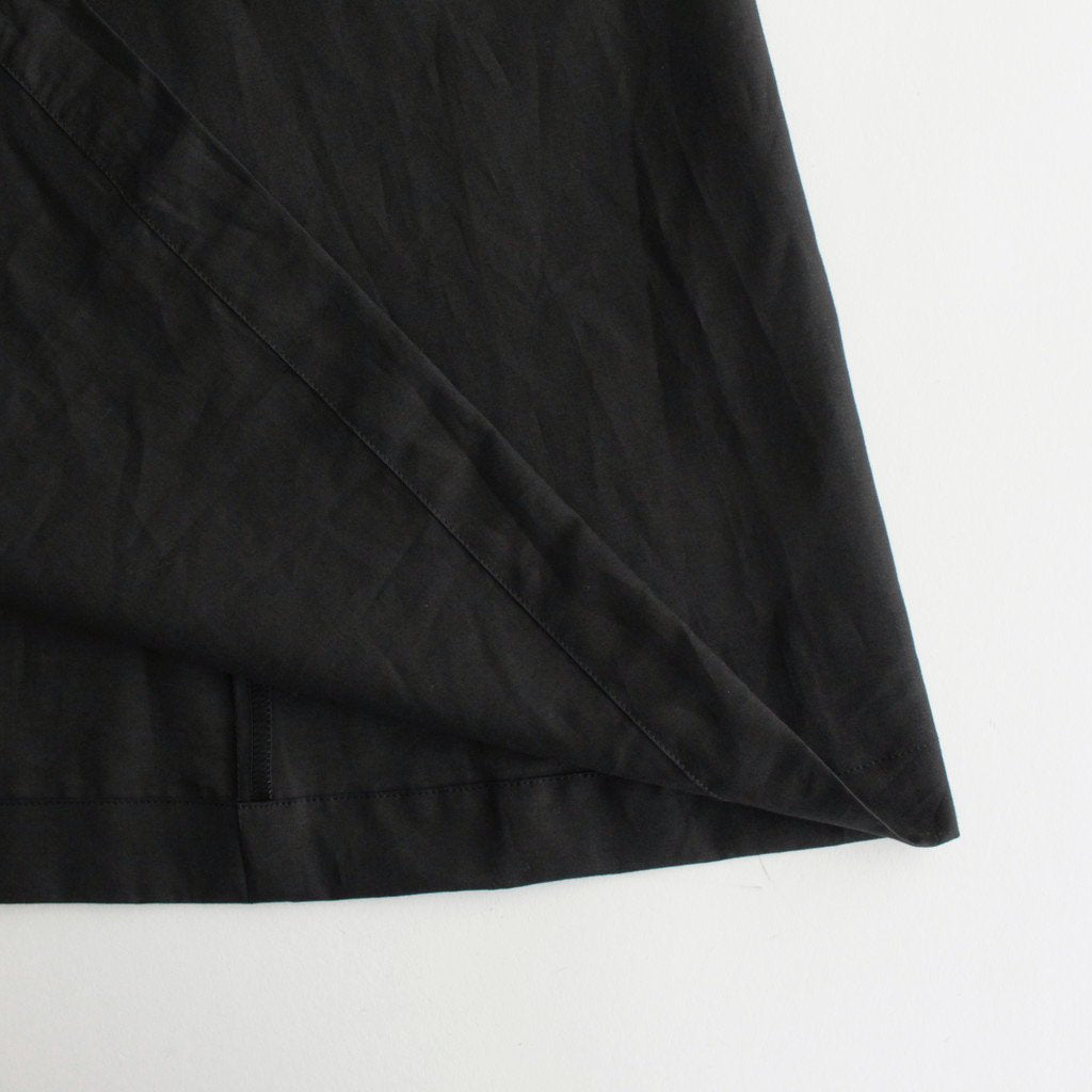 静寂の欠片 SLEEVELESS BACK OPEN DRESS #BLACK [TLF-223-OP011-LA]