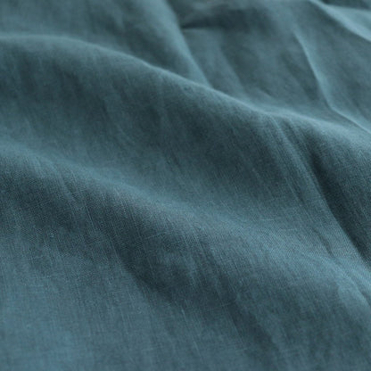 HW COLLARLESS SHIRT #BLUE GREEN [231610]