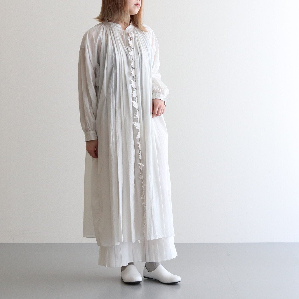 EMBROIDERY LACE ONEPIECE / DUET #ASH WHITE [SP1122-2]