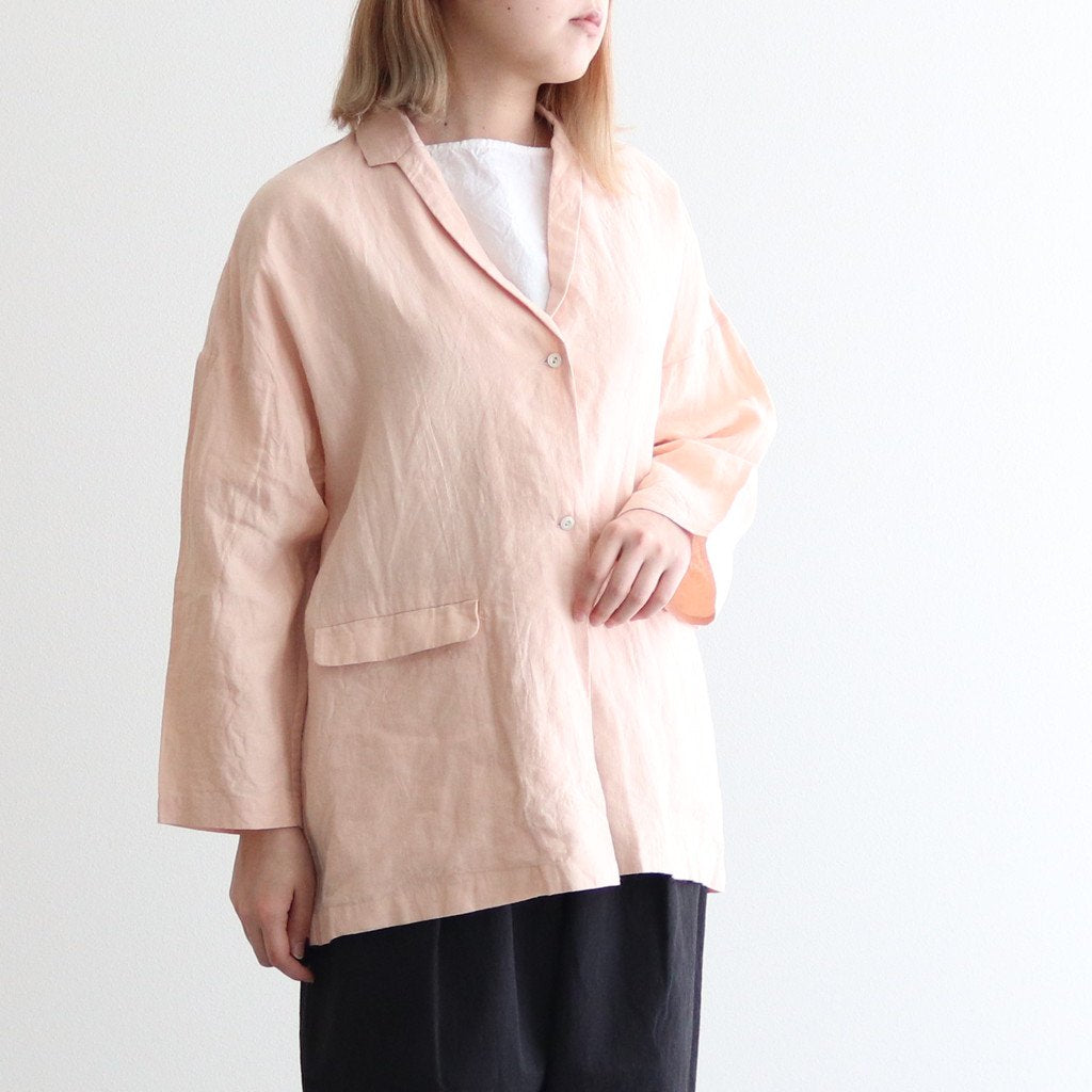 LEPERE LINEN JACKET #BG [A232231TJ598] _ Atelier d`antan | アトリエダンタン – DOKODO