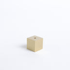Incense holder cube gold L #brass [30008]