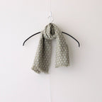 SMOKEY BURNET GAUZE SHAWL #GREIGE [NO.6144]