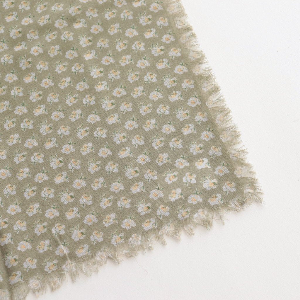 SMOKEY BURNET GAUZE SHAWL #GREIGE [NO.6144] _ OLDMAN'S