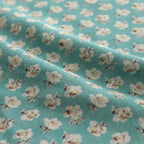 SMOKEY BURNET GAUZE SHAWL #SAX [NO.6144]
