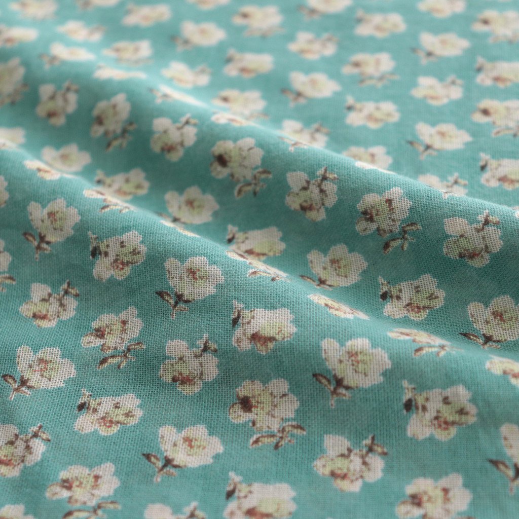 SMOKEY BURNET GAUZE SHAWL #SAX [NO.6144]