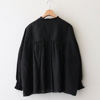 60 Original French Linen Shirring BL #001 Black [UT223BL035]