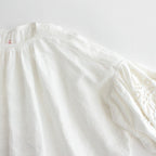 CHAMP DE FLEURS BLOUSE #WHITE [NO.25-0041S]